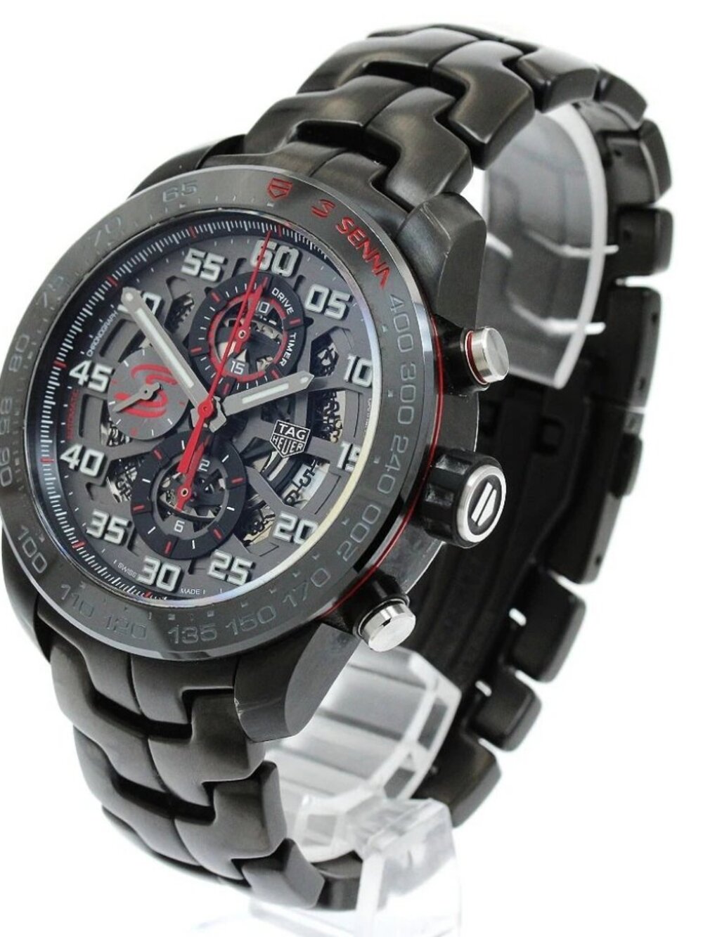 TAG HEUER Carrera Caliber Heuer 01 Ayrton Senna CAR2A1L Automatic Men's - Picture 3 of 7